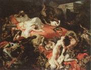 Eugene Delacroix the death of sardanapalus oil painting artist